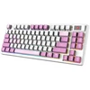MSI FORGE GK600 TKL WIRELESS VIOLET klaviatūra Žaidimams USB + Bluetooth QWERTY Ispanas Rožinė, Violetinė, Balta