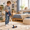 Multistore 3-in-1 vertikalus dulkių siurblys vaikams su garso efektais, siurbimo funkcija ir kamuoliukais