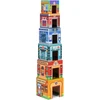 Multistore Krovimo bokštas „City Pyramid“ su figūrėlėmis ir transporto priemonėmis, 18 dalių
