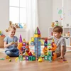 Multistore Magnetinės šviečiančios konstruktoriaus detalės, rutuliukų trasa, 134 dalys