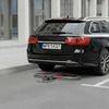 Multistore Sulankstomas parkavimo užraktas 50 cm su raktu ir šviesą atspindinčiomis juostomis