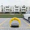 Multistore Sulankstomas parkavimo užraktas 40 cm su raktu, nuotolinio valdymo pulteliu ir signalizacijos sistema