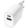 Musthavz GoEasy PD Charger USB-A + USB-C 20W, baltas