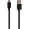 Musthavz GoEasy USB-A to USB-C Nylon Cable 1m, juodas