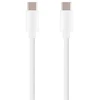 Musthavz GoEasy USB-C to USB-C Nylon Cable 1m, baltas