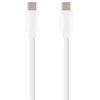Musthavz GoEasy USB-C to USB-C Nylon Cable 1m, baltas