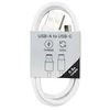 Musthavz to Go USB-A to USB-C Cable 0.5 meter, baltas