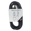 Musthavz į Go USB-A į USB-C kabelis 1.0m, juodos spalvos