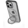 Musthavz MagLoop Stand Dėklas Apple iPhone 15 Pro Max, pilkos spalvos