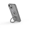 Musthavz MagLoop Stand Dėklas Apple iPhone 15, pilkos spalvos