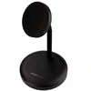 Musthavz MagStand 2-in-1 MagSafe belaidis įkroviklis, juodos spalvos