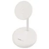 Musthavz MagStand 2-in-1 MagSafe belaidis įkroviklis, baltos spalvos