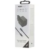 Musthavz Nano įkroviklis 30W + USB-C/USB-C kabelis, juodos spalvos