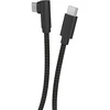 Musthavz RightAngle 90° USB-C kabelis 1.2 meter, juodos spalvos