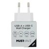 Musthavz to Go 2 Port PD Charger USB-A + USB-C 20W
