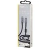 Musthavz USB-C į Lightning MFi Nylon kabelis 1m