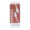 MYSAFE CABLE CL18W TYPE-C ŽAIBAI Baltas
