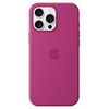 Apple iPhone 16 Pro Max Silikoninis dėklas with MagSafe - Fuchsia