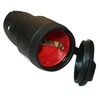 N_L Ilgintuvo lizdas N&amp;L, 3P, 16A, 250V, IP44, juodos spalvos