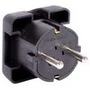 N_L Kištukas kampu N&amp;L, 3P, 16A, 250V, juodos spalvos