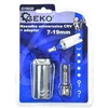 NAC GEKO UNIVERSALUS GALVUTĖS ADAPTERIS 7-19mm +ADAPTERIS