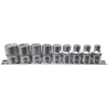 NAC Sidabrinis TORX galvučių rinkinys 9 vnt. 1/2″