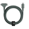 Native Union Belt Cable Duo - kabelis USB-C - USB-C / lightning, 1,5 m (slate žalias)