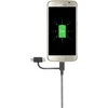 „Native Union Belt Cable Universal“ – USB-A – USB-C/Lightning/microUSB kabelis, 2 m (zebras)