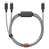 Native Union Belt kabelis (USB-C - USB-C) 2 m, dryžuotas