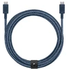 Native Union Belt Cable XL 100W - USB-C kabelis - USB-C, 3 m (tamsiai mėlynas)