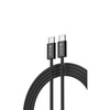 DEVIA EC325 USB-C to USB-C 60W 3A Data Kabelisis 1M Juodos spalvos