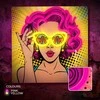 Neon ART LED POWER WOMAN geltonai violetinė FLA02 Forever Light