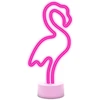 Neoninis LED šviestuvas su stovu FLAMINGO rožinis USB-C FSC-11 Forever Light