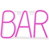 TelForceone NEON LED BAR rožinė Bat + USB FLNE24 Forever Light