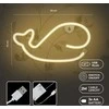 Neon LED Light Banginis šiltai balta Bat + USB FLNE09 Forever Light