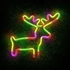 Neoninis LED šviestuvas Briedis įvairiaspalvis Bat + USB FLNE12 Forever Light
