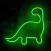 Neon LED Light Dinozauras žalia NNE01 Neolia