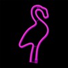 TelForceone Neon LED Light Flamingas rožinė Bat + USB FLNE18 Forever Light