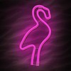 TelForceone Neon LED Light Flamingas rožinė Bat + USB FLNE18 Forever Light