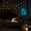 Neoninis LED šviestuvas CAT turkio spalvos NNE24 Neolia