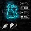 Plastrol Neoninis LED šviestuvas CAT turkio spalvos NNE24 Neolia