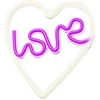 TelForceone Neoninis LED šviestuvas LOVE HEART violetinis baltas NNE02 Neolia