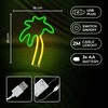 Neoninis LED šviestuvas PALM žalias oranžinis NNE04 Neolia
