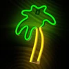 TelForceone Neoninis LED šviestuvas PALM žalias oranžinis NNE04 Neolia