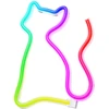 TelForceone Neoninis LED RGB šviestuvas CAT FLRN03 + RC Forever Light