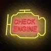 Neoninis PLEXI LED CHECK ENGINE geltonas raudonas NNE21 Neolia