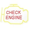 Neon PLEXI LED CHECK ENGINE geltona raudona NNE21 Neolia