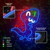 TelForceone Neon LED JURASSIC BABY DINO mėlynos spalvos FLNJ01"Forever" šviesiai
