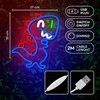 TelForceone Neon LED JURASSIC BABY DINO mėlynos spalvos FLNJ01"Forever" šviesiai