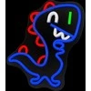 TelForceone Neon LED JURASSIC BABY DINO mėlynos spalvos FLNJ01"Forever" šviesiai
